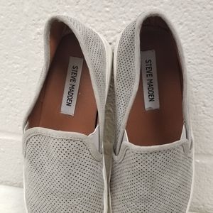 Steve Madden Womens Zarayy Slip On Shoe, Gray, Size 8